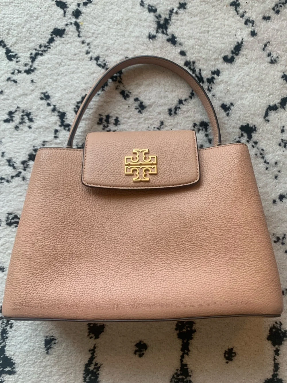 Tory Burch Britten Blush Satchel - Picture 1 of 7